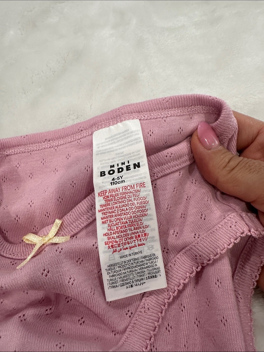 Boden Girls' Cotton Briefs - Purple, Green, Yellow, Pink, Blue, Red, Cream - Picture 11 of 11